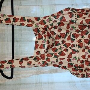 NWT super cute strawberry jumpsuit